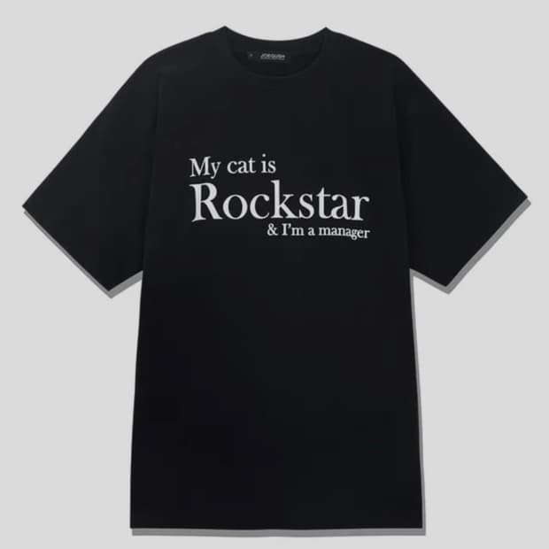조거쉬 my cat is rockstar 반팔 티