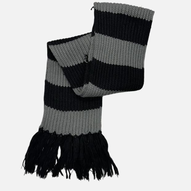 black grey stripe muffler