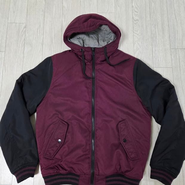 h&m 후드마원 집업 자켓 M