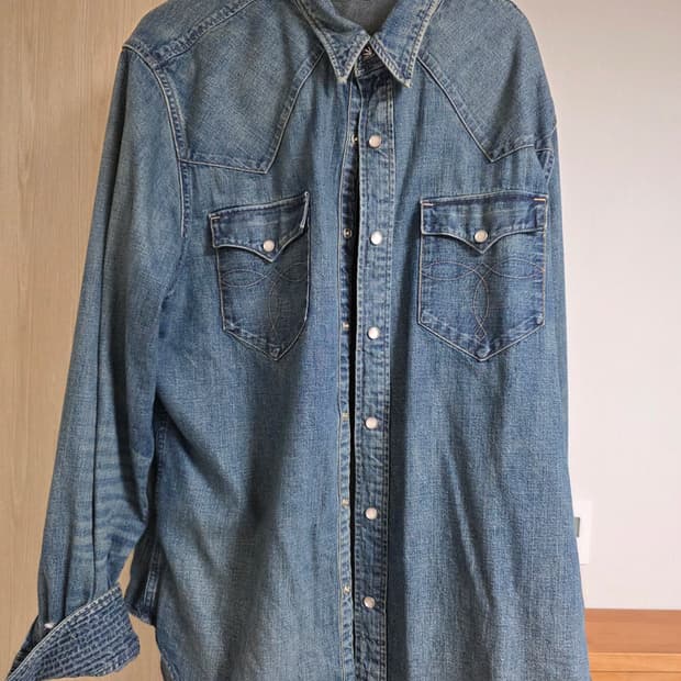 RRL 데님 웨스턴 셔츠XL
