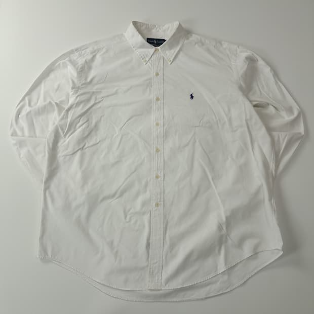 CA444 2XL 폴로 빅사이즈 00s 화이트 셔츠 남방