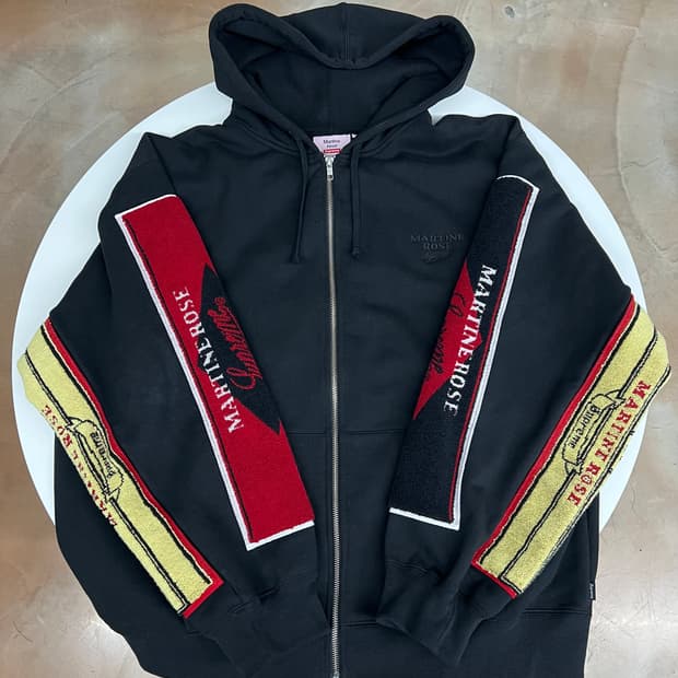 슈프림X마틴로즈 타월 집업 후드 