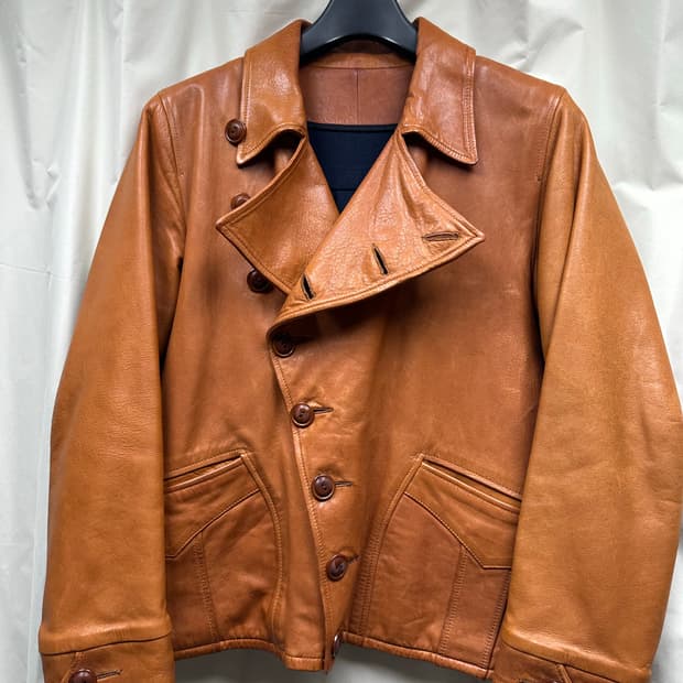 블랙사인 가죽자켓