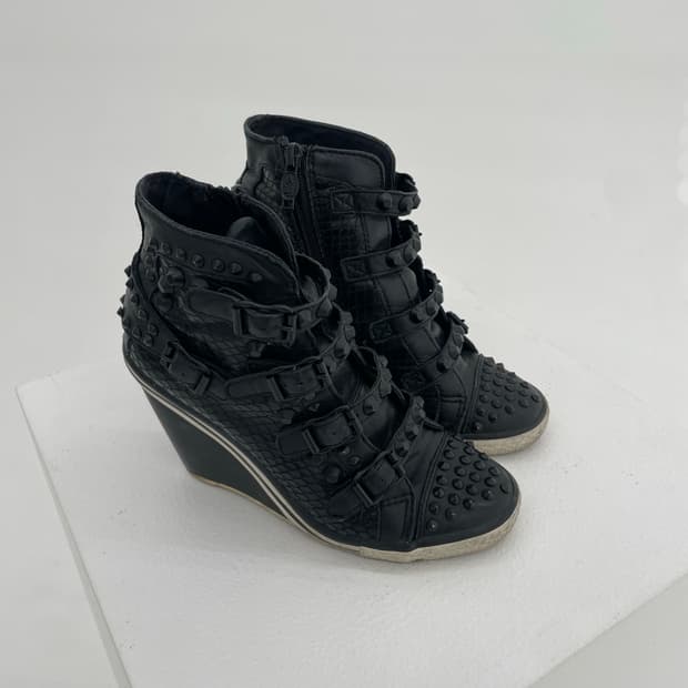 ASH studded sneaker heels