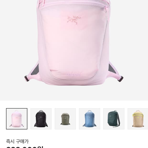 아크테릭스 백팩 헬리아드 15 핑크 글로우