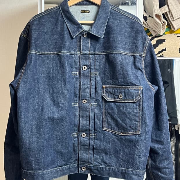 (교환) 캐피탈 1st 데님 자켓 인디고 6사이즈 <-> 5사이즈