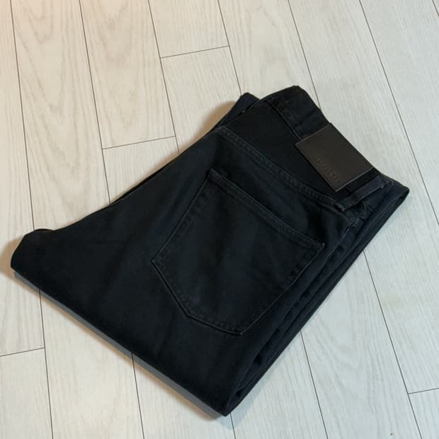 [1회착]선플라워 루즈 데님 washed black 2 (30/32)