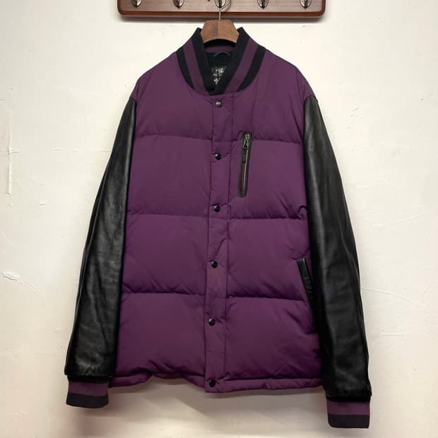 나이키 디스트로이어 팔 가죽 구스다운 패딩 자켓  