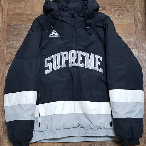 슈프림 17FW 퍼피 하키 풀오버