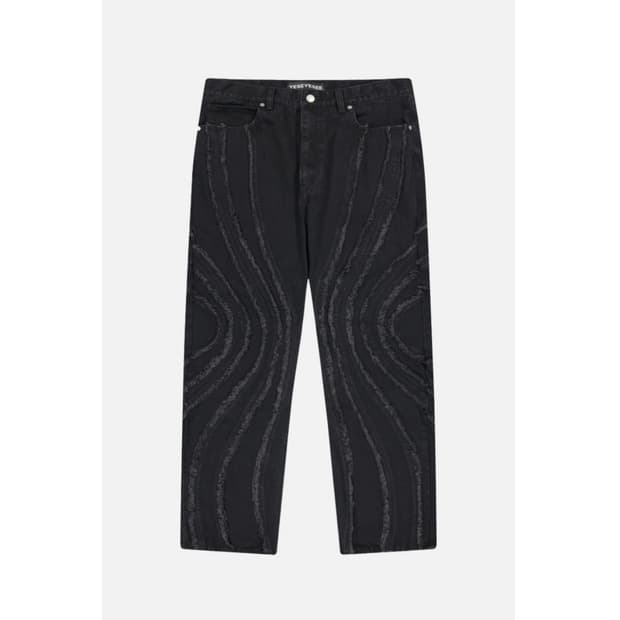 예스아이씨 스파이럴 컷오프 데님팬츠