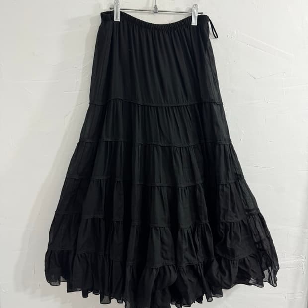 chacok France tiered long skirt