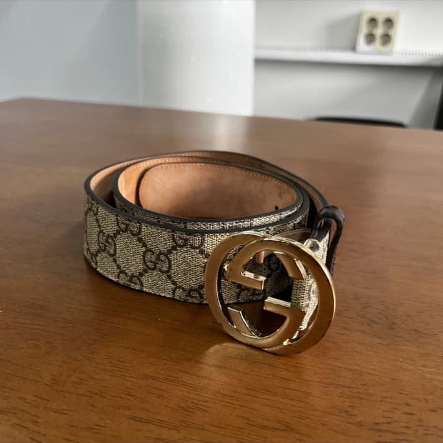 구찌 인터로킹 벨트