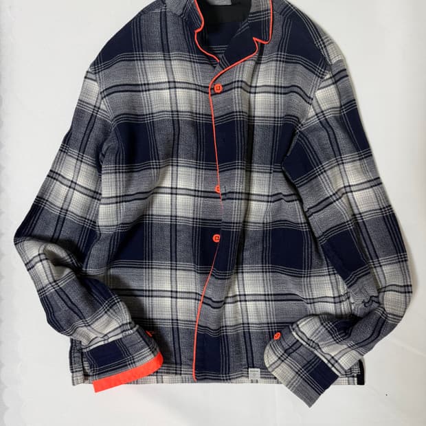 컬러(Kolor) 비컨 파자마 체크 셔츠 