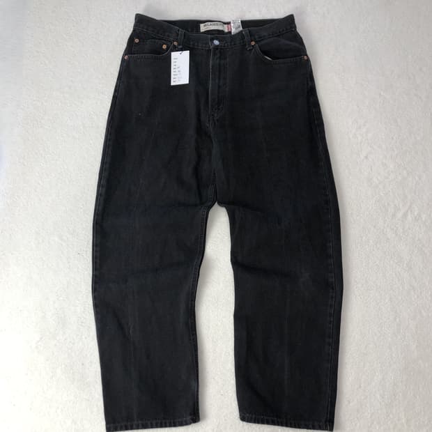 리바이스 550 흑청 데님팬츠 
