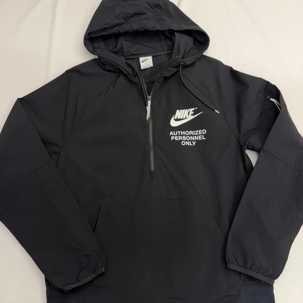 [M] 나이키 우븐 언라인드 아노락 블랙