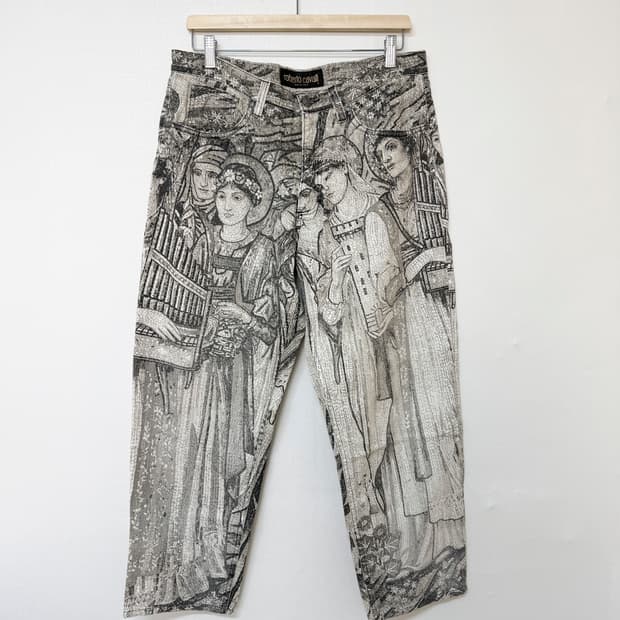 roberto cavalli mosaic pants