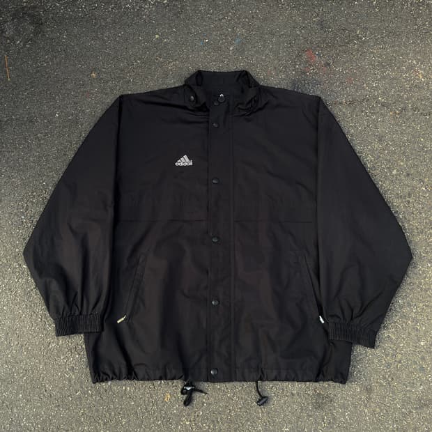 90s 아디다스 코리아 올드스쿨 바람막이 백 로고 트랙자켓 XL