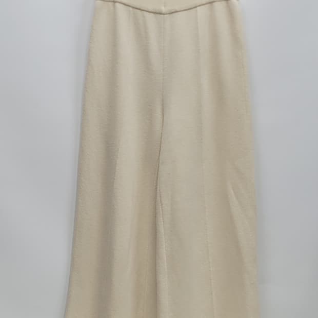 PRENDANG 쁘렝땅 울 와이드 밴딩 팬츠 / 여 67 아이보리