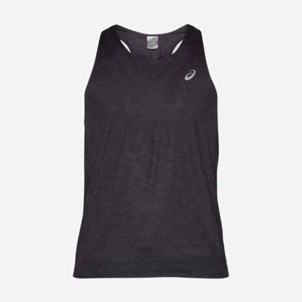 아식스 메타런 싱글렛 블랙 M