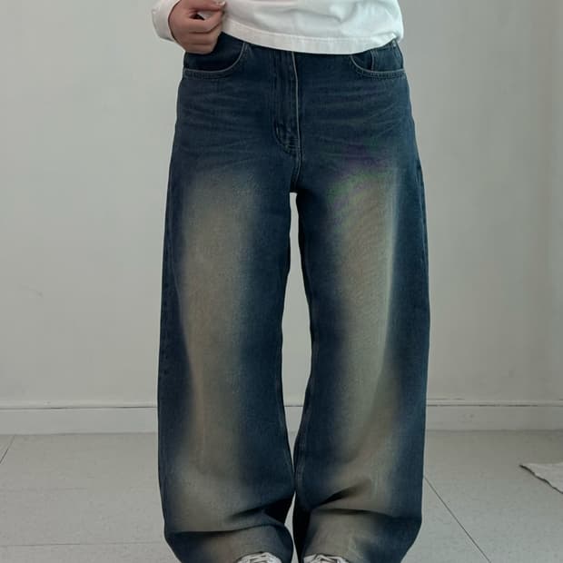 Satur 브루클린 워싱 데님팬츠