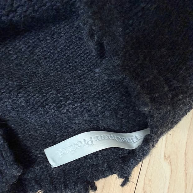 더오픈프로덕트 니트 볼레로 차콜