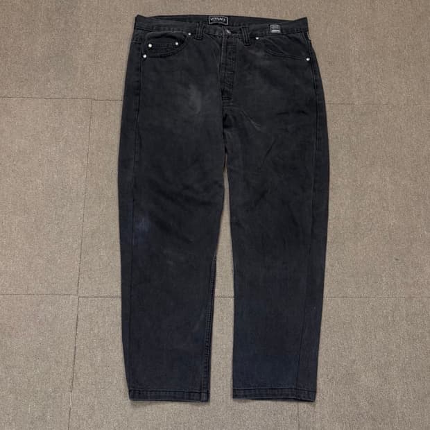 베르사체 꾸뛰르 흑청 데님