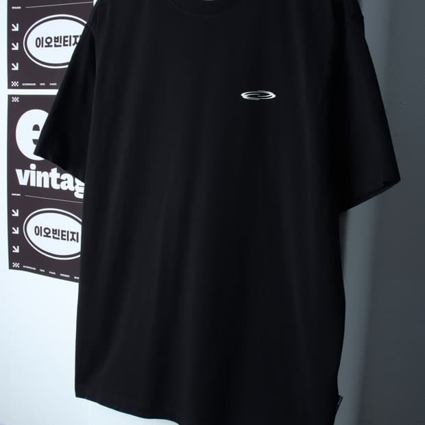 (XL-2XL) 오프닝 프로젝트 반팔 티셔츠 스몰로고 블랙-H36471