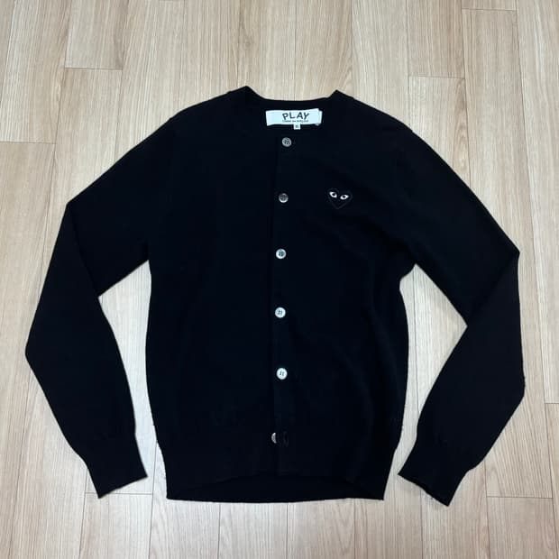 꼼데가르송 블랙 가디건 XS