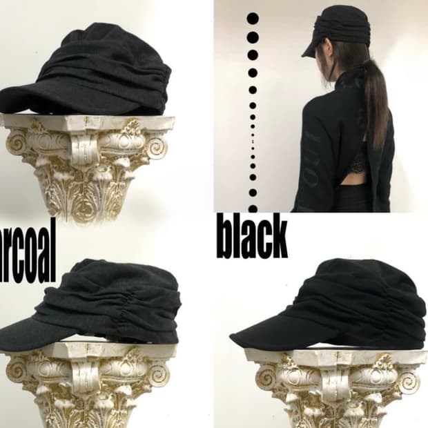 빈티지 파우닝133 모자 셔링 볼캡