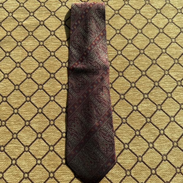 빈티지 생로랑 넥타이