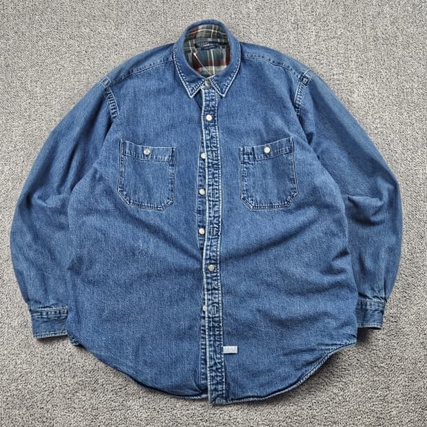 90's 폴로랄프로렌 데님 워크 셔츠 자켓 ( XL ) / 9993