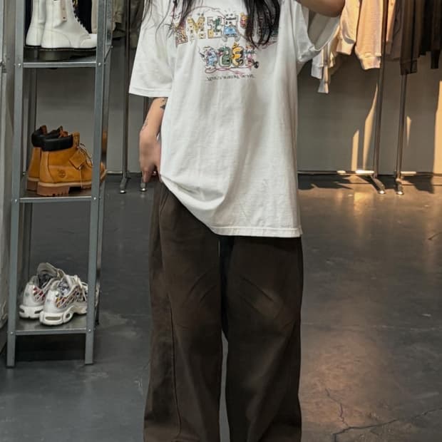 슈프림 바시티 티셔츠 화이트 24ss A2079
