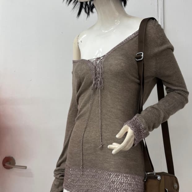 아이디빈티지 id빈티지 갸루 니트 