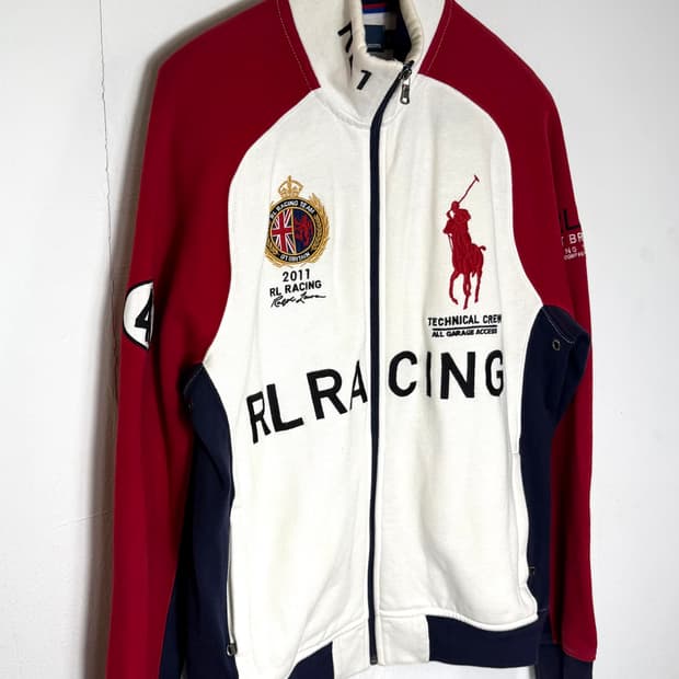 폴로랄프로렌 폴로 폴로자켓 레이싱자켓 트랙탑 레이싱져지 