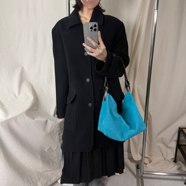 Wool Cashmere Blend Coat