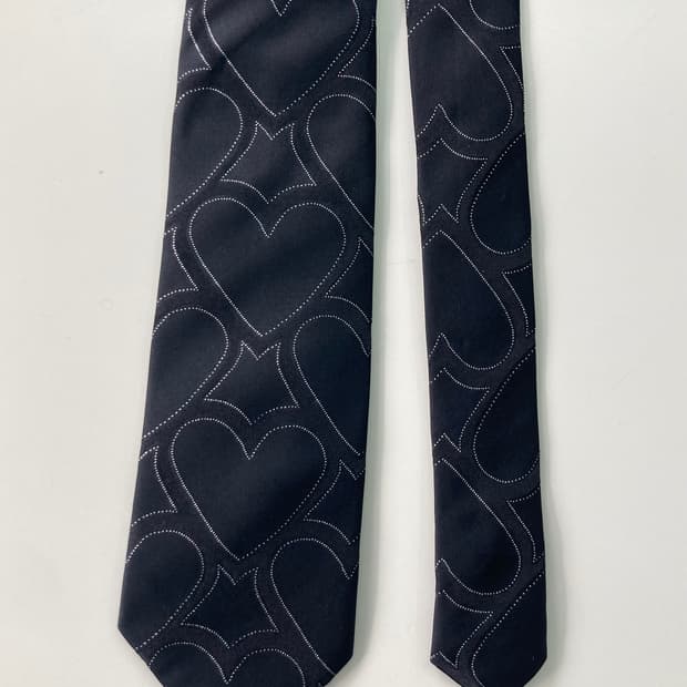 빈티지) 하트 넥타이