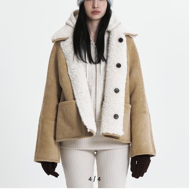 Curetty 무스탕 새상품 