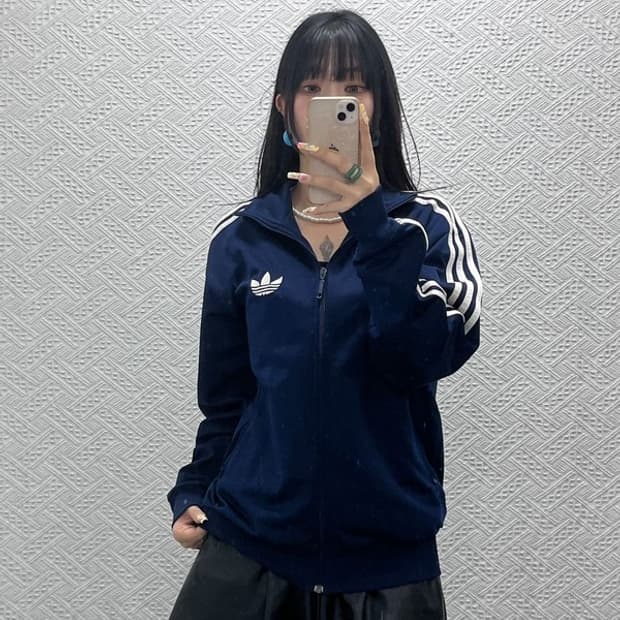 아디다스 올드스쿨 레트로 00s 파이어버드 져지 집업 105 C13923