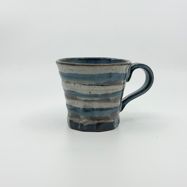 미노야키 스트라이프 머그 1점