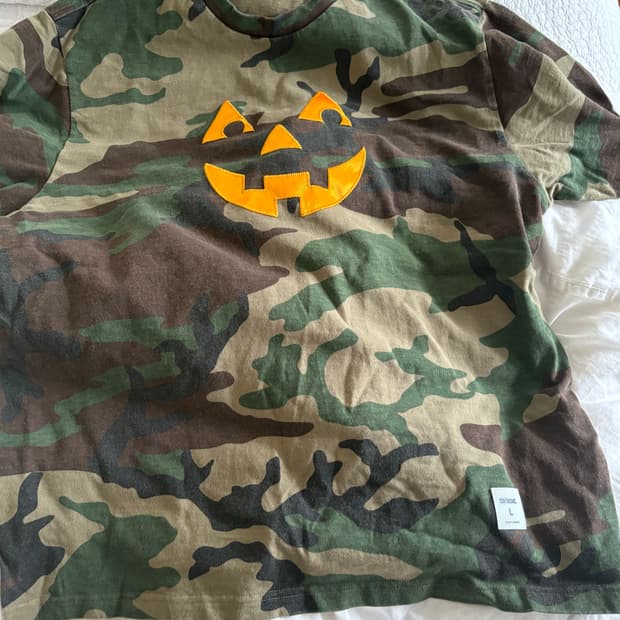 슈프림 카모 할로윈 티셔츠 L