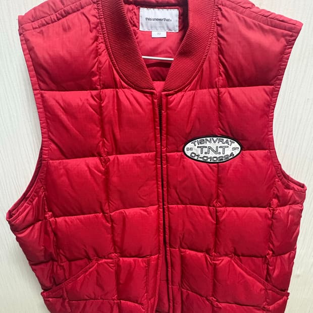 디네댓 패딩조끼 XL