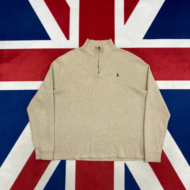 폴로 하프집업 XL 