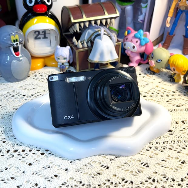 [🎞️필름 💕스냅샷] 리코 RICOH CX4 블랙 디지털 카메라
