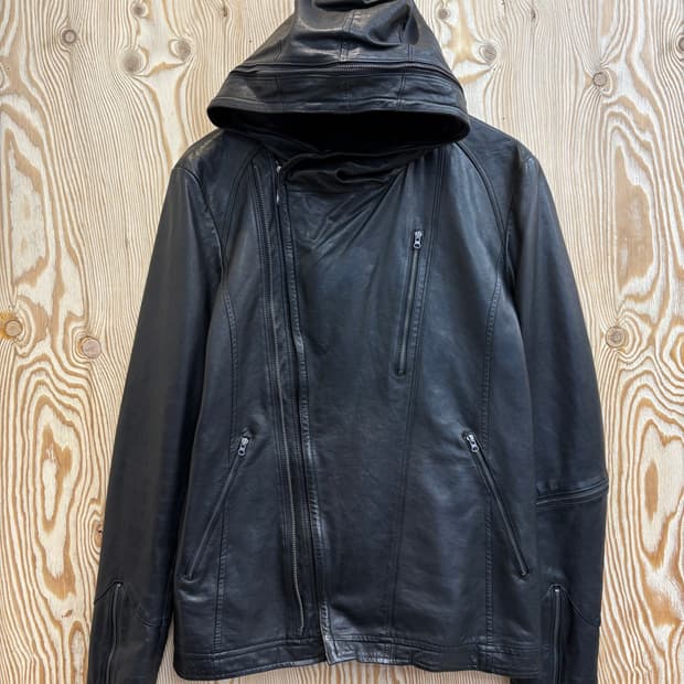 로보 ROBO 램스킨 양가죽 후드 자켓