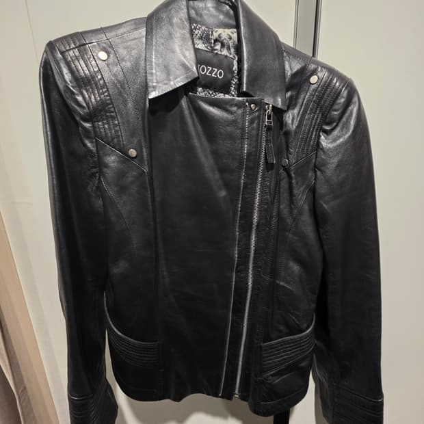 kozzo 블랙 양가죽 라이더 자켓77