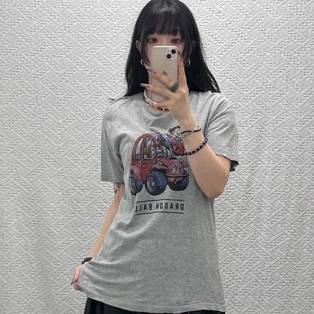 GU 재팬 스트릿 키치 드래곤볼 반팔티 L C11772