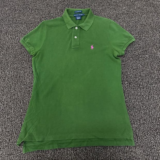 POLO 폴로 랄프로렌 스키니 여성 반팔티셔츠 그린 M