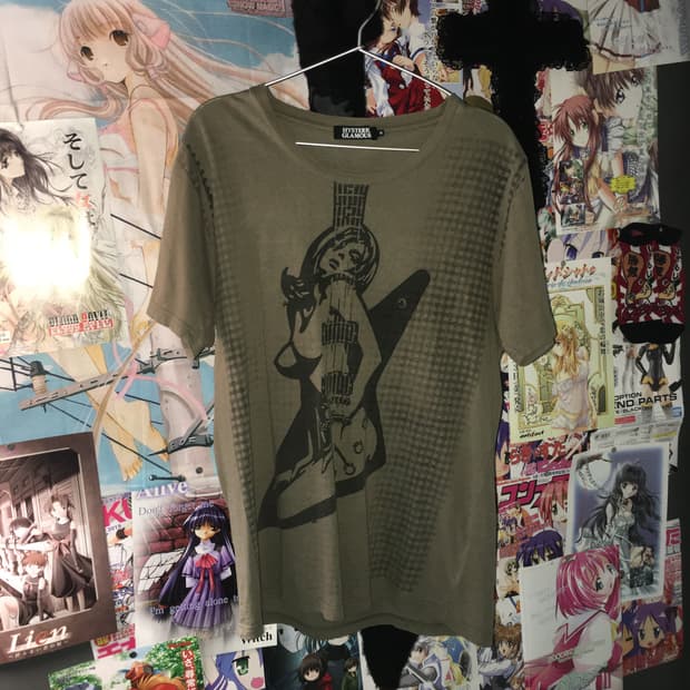Hysteric Glamour RARE guitar girl Tshirt