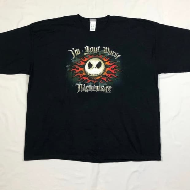 90s 디즈니 나이트메어 nightmare 반팔티 xl