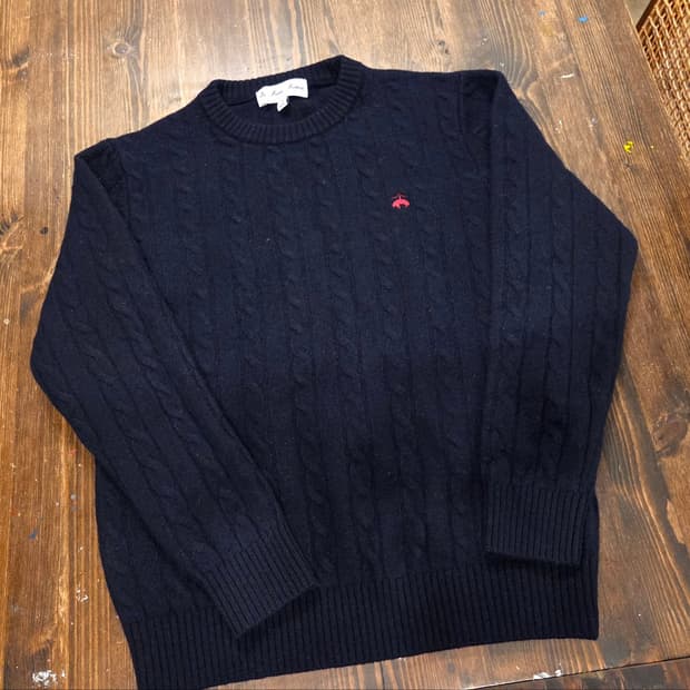 브룩스브라더스 케이블니트 